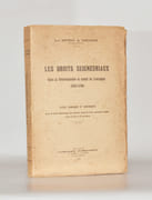 LES DROITS SEIGNEURIAUX DANS LA SÉNÉCHAUSSÉE ET COMTÉ DE LAURAGAIS (1553-1789). par RAMIÈRE DE FORTANIER (Jean).  - Image 1