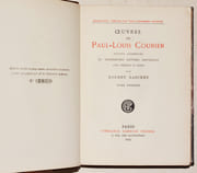 OEUVRES. [2 volumes]. par COURIER (Paul-Louis). - Image 2
