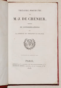 THÉÂTRE, précédé d'une notice [2 volumes] - THÉÂTRE POSTHUME, précédé de considérations sur la liberté de théâtre en France. [1 volume].
