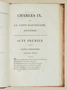 THÉÂTRE, précédé d'une notice [2 volumes] - THÉÂTRE POSTHUME, précédé de considérations sur la liberté de théâtre en France. [1 volume]. par CHÉNIER (Marie-Joseph Blaise de). - Image 4