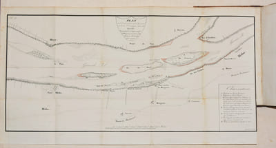 NOUVELLES RECHERCHES SUR LES ENCOMBREMENTS TOUJOURS CROISSANTS DE LA GARONNE INFÉRIEURE ET DE LA GIRONDE, particulièrement relatives à la portion de leur lit qui longe les côtes du Médoc; adressées, le 24 août 1840, à M. le Préfet de la Gironde, qui les a transmises à M. le Ministre des Travaux Publics ; suivies d'une deuxième édition des Recherches sur la cause de ces Encombrements, imprimées en 1824, qui donnèrent lieu à l'importante décision prise en 1825 par le conseil général des ponts et chaussées, et précédées de deux plans topographiques et d'un sommaire.