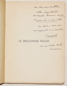 LE HOLLANDAIS VOLANT.