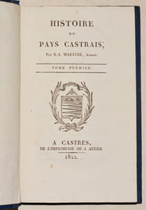 HISTOIRE DU PAYS CASTRAIS. [2 volumes].