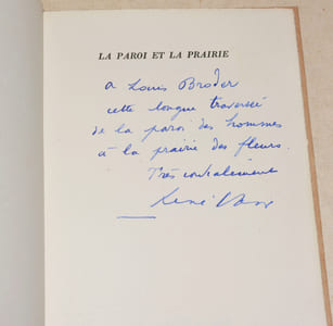 LA PAROI & [ET] LA PRAIRIE.