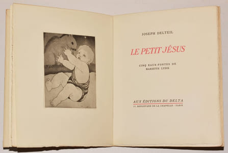LE PETIT JÉSUS. Cinq eaux-fortes de Mariette Lydis. 
