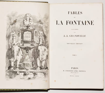 FABLES. [2 volumes].. LA FONTAINE (Jean de).
