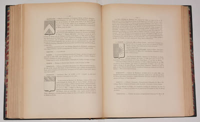 ARMORIAL HISTORIQUE DE BRESSE, BUGEY, DOMBES, PAYS DE GEX, VALROMEY ET FRANC-LYONNAIS. [ARMORIAL DE L'AIN].