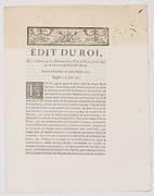 ÉDIT DU ROI, qui ordonne que les Habitans de la Ville de Pernes seront régis par la Coutume générale de l'Artois. par LOUIS XVI - LEBRET - MIROMESNIL (Hue de). - Image 1
