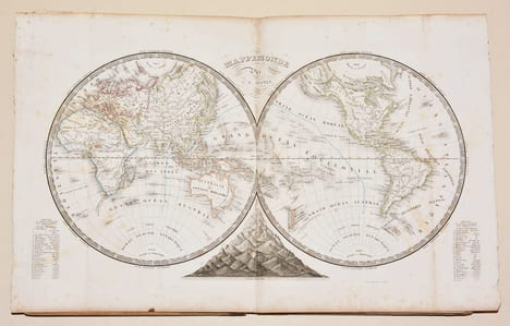 ATLAS CLASSIQUE DE LA GÉOGRAPHIE ANCIENNE ET MODERNE, à l'usage des Collèges et des Pensions, pour servir à l'étude de la Géographie et de l'Histoire, ...