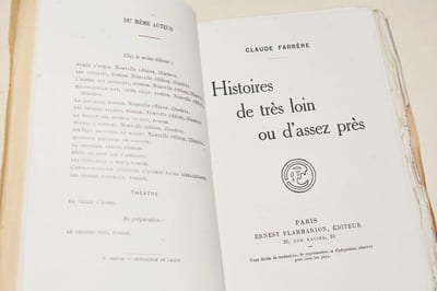 HISTOIRES DE TRÈS LOIN OU D'ASSEZ PRÈS..