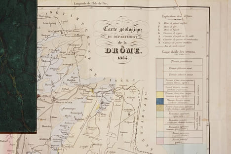 STATISTIQUE MINÉRALOGIQUE DU DÉPARTEMENT DE LA DRÔME ou Description géologique des terrains qui constituent ce département, avec l'indication des ...