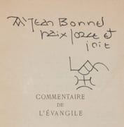COMMENTAIRE DE L'ÉVANGILE. par LANZA DEL VASTO. - Image 1