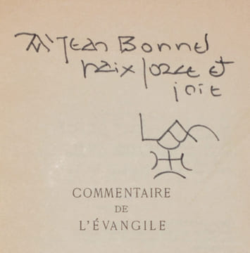 COMMENTAIRE DE L'ÉVANGILE.. LANZA DEL VASTO.