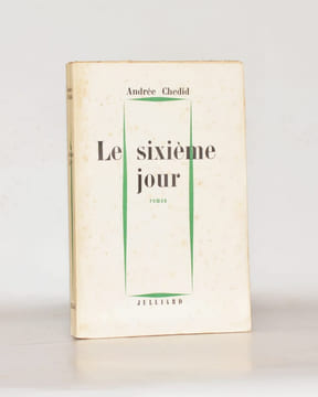 LE SIXIÈME JOUR. Roman.. CHEDID (Andrée).