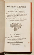 OBSERVATIONS SUR L'USAGE INTERNE DU COLCHIQUE D'AUTOMNE, du sublimé corrosif, de la feuille d'oranger, du vinaigre distillé, etc. [Suivi de :] OBSERVATIONS DE MONSIEUR LOCHER, sur les maladies vénériennes, l'épilepsie, la folie ; & sur l'usage interne & externe de la Ciguë.  par STÖRCK (Anton von) - LOCHER - HAEN (de) - RAZOUX - VIDEMAR. - Image 3