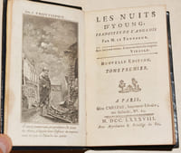 LES NUITS D'YOUNG, traduites de l'anglois par M. Le Tourneur.