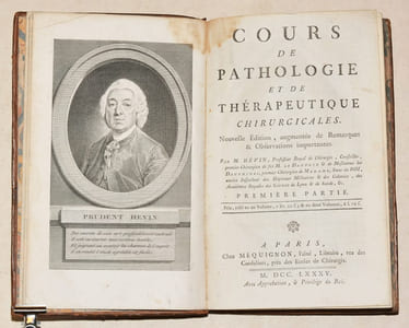 COURS DE PATHOLOGIE ET DE THÉRAPEUTIQUE CHIRURGICALES. [2 volumes].