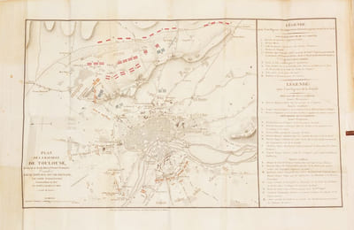 CONQUÊTE DE L'ANDALOUSIE, campagne de 1810 et 1811 dans le Midi de l'Espagne. [Relié à la suite :] ÉVÉNEMENTS MILITAIRES DEVANT TOULOUSE, en 1814.