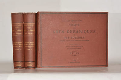 TRAITÉ DES ARTS CÉRAMIQUES OU DES POTERIES considérées dans leur histoire, leur pratique et leur théorie. [3 volumes].
