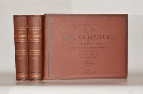 TRAITÉ DES ARTS CÉRAMIQUES OU DES POTERIES considérées dans leur histoire, leur pratique et leur théorie. [3 volumes].. BRONGNIART (A.).