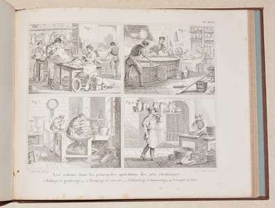 TRAITÉ DES ARTS CÉRAMIQUES OU DES POTERIES considérées dans leur histoire, leur pratique et leur théorie. [3 volumes].
