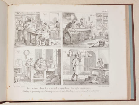 TRAITÉ DES ARTS CÉRAMIQUES OU DES POTERIES considérées dans leur histoire, leur pratique et leur théorie. [3 volumes].. BRONGNIART (A.).