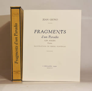 FRAGMENTS D'UN PARADIS (Les Anges). Poème. Illustrations de Pierre Fonteinas.