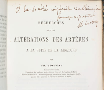 DU TRAITEMENT DES ANÉVRYSMES [ANÉVRISMES] PAR LA COMPRESSION INDIRECTE - DU MODE DE FORMATION DES CAILLOTS FIBRINEUX STRATIFIÉS DANS LES ANÉVRYSMES - ...