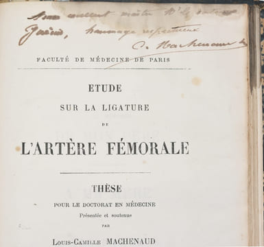 DU TRAITEMENT DES ANÉVRYSMES [ANÉVRISMES] PAR LA COMPRESSION INDIRECTE - DU MODE DE FORMATION DES CAILLOTS FIBRINEUX STRATIFIÉS DANS LES ANÉVRYSMES - ...