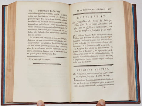 NOUVEAUX ÉLÉMENTS DE LA SCIENCE DE L'HOMME.. BARTHEZ (Paul-Joseph).