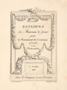 ESTAMPES DE MOREAU LE JEUNE pour le Monument du Costume. [Relié à la suite :] ESTAMPES DE FREUDEBERG POUR LE MONUMENT DU COSTUME gravées par DUBOUCHET. par [FREUDEBERG (Sigismond)]. - Image 2