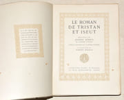LE ROMAN DE TRISTAN ET YSEUT renouvelé par Joseph Bédier. par BÉDIER (Joseph). - Image 1