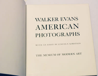 AMERICAN PHOTOGRAPHS. With an essay by Lincoln Kirstein.