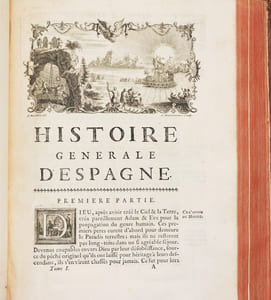 HISTOIRE GÉNÉRALE D'ESPAGNE, traduite de l'espagnol de Jean de Ferreras ; enrichie de Notes historiques & critiques, de Vignettes en taille-douce, & de Cartes Géographiques par M. d'Hermilly. [10 volumes].