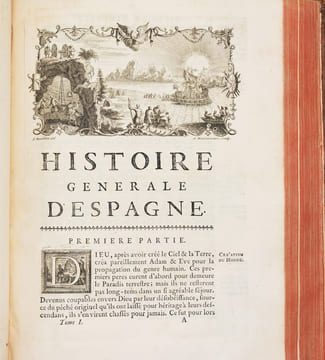 HISTOIRE GÉNÉRALE D'ESPAGNE, traduite de l'espagnol de Jean de Ferreras ; enrichie de Notes historiques & critiques, de Vignettes en taille-douce, & ...
