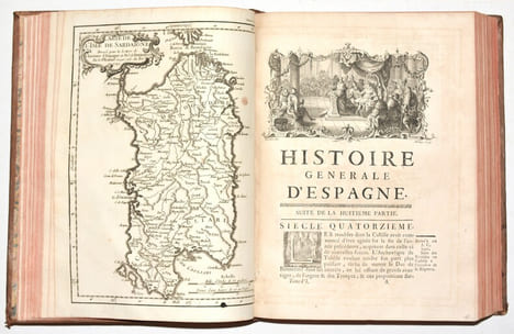 HISTOIRE GÉNÉRALE D'ESPAGNE, traduite de l'espagnol de Jean de Ferreras ; enrichie de Notes historiques & critiques, de Vignettes en taille-douce, & ...