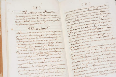 LETTRE À Mr. BARILLON D'AMONCOURT conseiller du Roi en ses conseils, maîtres de requêtes ordinaires en son Hôtel, intendant de justice, police & ...