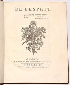DE L'ESPRIT.