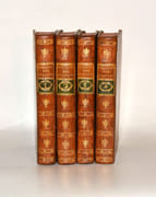 HISTOIRE DES AVENTURIERS FLIBUSTIERS qui se sont signalés dans les Indes ; contenant ce qu'il y a de plus remarquable, avec la vie, les moeurs & les coutumes des Boucaniers, & des habitans de S. Domingue & de la Tortuë ; une description exacte de ces lieux, & un état des Offices, tant Ecclésiastiques que Séculiers, & ce que les grands Princes de l'Europe y possèdent. [Suivi de :] HISTOIRE DES AVENTURIERS FLIBUSTIERS qui se sont signalés dans les Indes ; contenant le Journal du Voyage fait à la Mer du Sud [par le Sieur Raveneau de Lussan] - HISTOIRE DES PIRATES ANGLOIS depuis leur Establissement dans l'Isle de la Providence jusqu'à présent, contenant toutes leurs Aventures, Pirateries, Meurtres, Cruautés, Excès, &c. avec la vie et les aventures de deux Femmes Pirates, Marie Read et Anne Bonny, et un Extrait des Lois & des Ordonnances concernant la Piraterie. Traduites de l'anglois, du capitaine Charles Johnson. [4 volumes]. par OEXMELIN ou EXQUEMELIN (Alexandre-Olivier) - RAVENEAU DE LUSSAN (Jacques) - DEFOE (Daniel) - MIST (Nathaniel) - JOHNSON (Charles). - Image 5