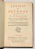 SATIRES DE JUVÉNAL, traduites par M. Dusaulx.. JUVÉNAL.