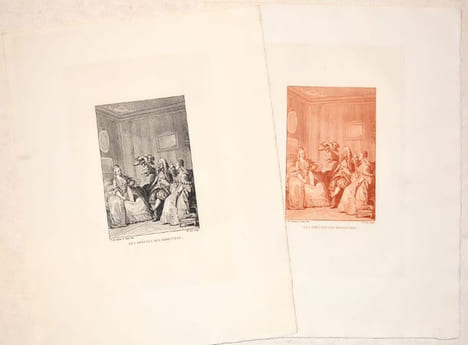 SUITES POUR ILLUSTRER LES OEUVRES DE MOLIÈRE.. [MOLIÈRE]. 