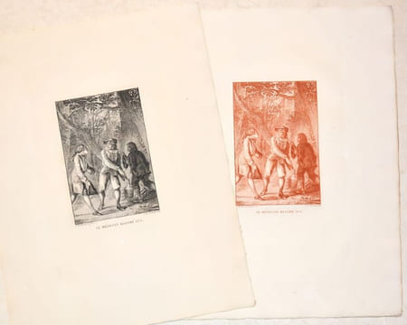 SUITES POUR ILLUSTRER LES OEUVRES DE MOLIÈRE.. [MOLIÈRE]. 