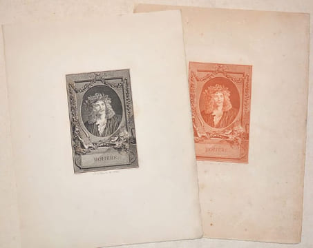 SUITES POUR ILLUSTRER LES OEUVRES DE MOLIÈRE.. [MOLIÈRE]. 