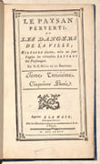 LE PAYSAN PERVERTI, ou Les Dangers de la ville. [4 volumes]. par RESTIF [RÉTIF] DE LA BRETONNE (Nicolas Edme). - Image 5