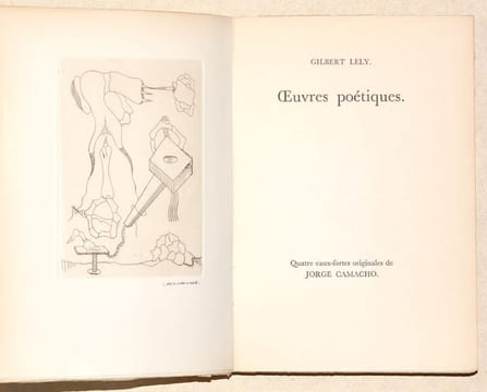 OEUVRES POÉTIQUES.. LÉLY (Gilbert).