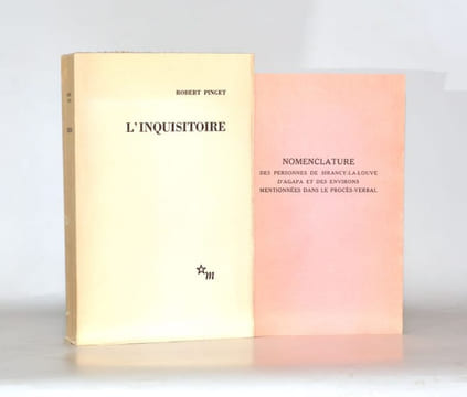 L'INQUISITOIRE.. PINGET (Robert).