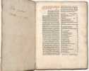 COMPENDIUM THEOLOGICAE VERITATIS.. [INCUNABLE]. ALBERTUS MAGNUS - ALBERT LE GRAND - RIPELIN (Hugues) - Hugues de STRASBOURG - Hugo RIPILINUS ...