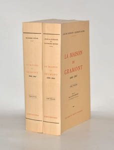 LA MAISON DE GRAMONT (1040-1967). Préface du Duc de LEVIS MIREPOIX. [2 volumes].