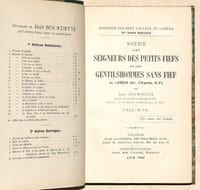 NOBLESSE DES SEPT VALLÉES DU LABÉDA. 20e Notice Nobiliaire. NOTICE DES SEIGNEURS DES PETITS FIEFS ET DES GENTILHOMMES SANS FIEF DU LABÉDA (Arr. d'Argelès, H.-P.).