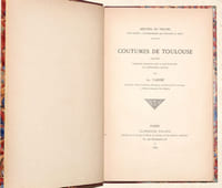 COUTUMES DE TOULOUSE publiées d'après les manuscrits 9187 et 9993 fonds latin de la Bibliothèque nationale.